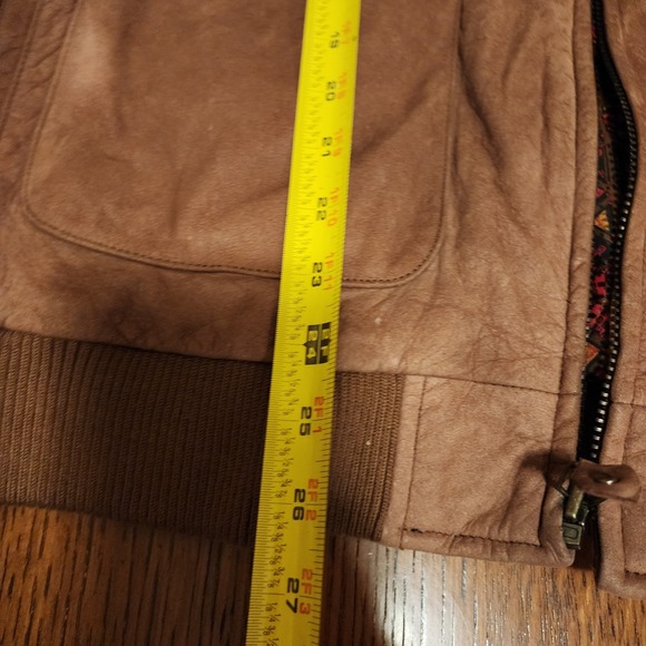 Y2K Hunt Club Leather Bomber Style Jacket Size XL Retro - Picture 8 of 16